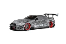 SOLIDO 1:18 Nissan GT-R (R35) W/Liberty Walk Body KIT 2.0 Black 2020