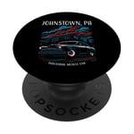 Conception de voiture Hotrod classique Johnstown PA Industrial Muscle USA PopSockets PopGrip Adhésif