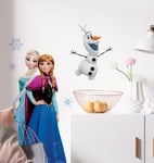 Sticker mural La Reine des Neiges avec Anna et Elsa - Dimensions 50 x 70 cm - Disney Stickers muraux pour chambre d'enfant Reine des Neiges Stickers Décoration Fille