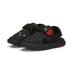 Puma Unisex Kids Puma Evolve Sandal Ac Inf Slide Sandals, Puma Black-Puma White-For All Time Red, 8 UK