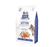 Brit Care Cat GF Kitten Gentle Digestion&Strong Immunity kissan kuivaruoka, 2 kg.