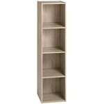 Etagère de Rangement 4 Cases - H122 cm - Calicosy