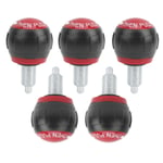 (Black And Red)5pcs 50x45mm Fitness Pop Pull Pin Knob Release Synthetic BG