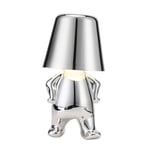 JY (New (Silver) Mr-Who) Creative Little Golden Man Bedside Living Room Decorat