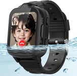 Montre Connectée 4g Pour Enfant Avec Traceur Gps, Étanche Ip67, Appels Vidéo, Sos, Réveil, Montre Pour Enfant Fille Garçon De 3 À 12 Ans, Noire