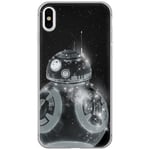 ERT Group Coque de téléphone Portable pour Apple Iphone X/XS Original et sous Licence Officielle Star Wars Motif BB 8 006 Parfaitement adapté à la Forme du téléphone Portable, Coque en TPU