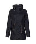 G.I.G.A. DX Indiana Casual Femme Veste de Pluie avec Capuche S Bleu Marine