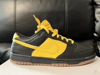 Nike Dunk Low By You UK 11 EUR 46 Black Yellow Gum Brown AH7979 992