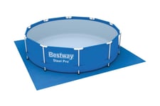 Bestway Markduk för pool Flowclear 335x335 cm - Blå Poolduk & pool-liner Plast