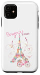 iPhone 11 Bonjour Paris Eiffel Tower The Sign Of Love France Parisian Case