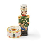 Spode Christmas Tree Nutcracker Candle Green, 7"/18cm