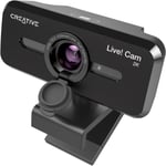 Live! Cam Sync V3 Webcam 2K QHD USB avec Zoom Numérique 4X, Microphones, HD 1080p, FOV Jusqu'à 95°, Cache de Confidentialité, Pour PC et Mac