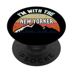 I'm With The New Yorker Gifts PopSockets Adhesive PopGrip