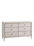 Pottery Barn Kids Harlow Nursery 6 Drawer Wood Chest of Drawers, Antique Gray