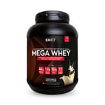 EAFIT- Mega Whey- construction musculaire pour la musculation- 43g de protéines de Whey+10g de BCAA+1,5g de créatine par shaker- Assimilation Rapide- Vanille- 750g- Creatine monohydrate