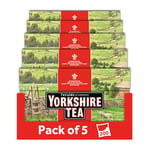 Yorkshire Tea, 5 Boxes of 40 Tea Bags, (Total 200 Bags)