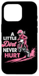 iPhone 16 Pro a little dirt never hurt girls dirt bike motocross women Case