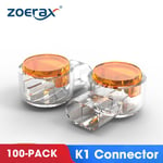 connecteur K1 K2 K3,connecteur d'épissure de fil RJ45 RJ11,câblage de câble téléphonique Ethernet,Terminal de câble réseau UY2,100 pièces - Type [K1]-100PCS