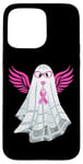 Coque pour iPhone 15 Pro Max Ruban rose pour femmes et filles pour le cancer du sein Halloween