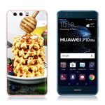 Huawei P10 Lite ruokateemainen suojakuori - Vohveli Monivärinen