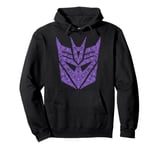 Transformers Decepticons Purple Icon Filled Logo Pullover Hoodie