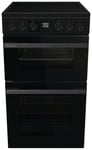 Hisense HDCEC5C10B Double Oven Electric Cooker - Black