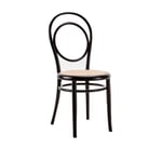 Gebruder Thonet Vienna - N. 14 Anniversary Chair, Black C01, Lacquered Beech, Woven Cane Seat - Svart - Matstolar - Trä