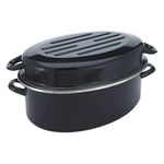 Judge Induction Granite High Oval Roaster 36cm