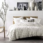 Linen House Brume LH Haze KS Duvet Set White, Coton, Weiß, King