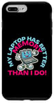 iPhone 7 Plus/8 Plus Failing Memory s Laptop Cartoon s Funny Forgetful Case