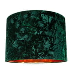 Modern Crushed Velvet Lamp Shade with Shiny Paper Inner