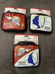 Lot 3 X RDS Industries Official Pokémon Sun Moon 2016 Nintendo 2DS Bag