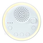 INN White Noise Machine med ljus och 16 lugnande justerbara ljud hjälper barn och vuxna att koppla av mot stress med timer