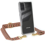 Mobile for Samsung Galaxy S20 Plus/5G Boho Cord cover Band Orange/Green