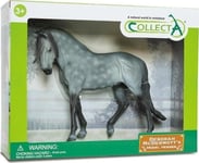 Figurka Collecta Koń Andalusian Stallion Dark Dapple Grey 1:12 Window Box