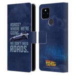 Head Case Designs Officially Licensed Back to the Future Delorean 2 I Graphics Leather Book Wallet Case Cover Compatible With Google Pixel 4a 5G