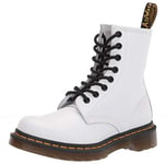 Dr. Martens Femme 1460 cm Botte Tendance, Blanc, 36 EU