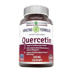 Amazing Formulas Quercetin 500 mg 120 Veg Caps By Amazing Nutrition