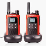 Rechargeable Talkie-Walkie Enfant Longue Distance Walkie Talkies T80 8 Canal Portable Radio Bidirectionnelle avec VOX Code de Confidentialité CTCSS/DCS Monitor Câble USB Batterie & Chargeur(Q700)