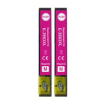 2 Magenta XL Ink Cartridges to replace Epson T3593 (35XL) non-OEM / Compatible