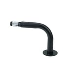 Équerre fixation arrondie pour barre à rideau GoodHome 19 mm Araxos noir