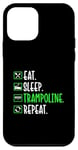 iPhone 12 mini Trampoline Eat Sleep Repeat Jump Bounce Trampolining Case