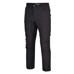 Dare2b Tuned In II' Water Repellent Multiple Pockets Zip Off Walking Trousers Long Length Trousers - Black, 33"