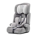 Kinderkraft COMFORT UP Siège auto bébé Groupe 1/2/3 de 9 à 36 kg, sans Isofix fixation, Têtière ajustable en hauteur, Harnais de sécurité 5 points, Housse amovible, Gris