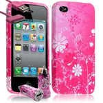 Housse Coque Pour Iphone 4 / 4 + Chargeur Auto