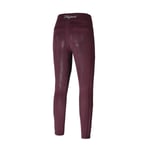 Kingsland Legging d'Équitation KLKacy Full Grip Enfants  - Rouge foncé - 164