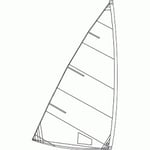 Optiparts Sail For 4.7 Laser®, Not For Racing