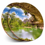 2 x Coasters - Hamilton Pool Sinkhole Texas USA Home Gift #16167