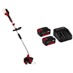 Einhell Coupe-bordures sans fil sur batterie GE-CT 36/30 Li E - Solo Power X-Change (2x18 V, Régime 9000 trs/min, Longueur du fil : 800 cm) avec Chargeur et 2 Batteries 3,0Ah