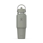 32 OZ Wide Flex Straw Travel Bottle Agave